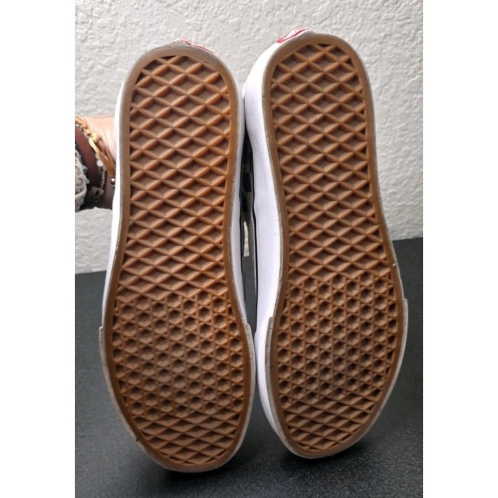 Vans CHECKERBOARD SLIP ON TOPAZ BLUE Sneaker Skate Y2K W8.5 M7 Shoe Retro - Picture 5 of 6